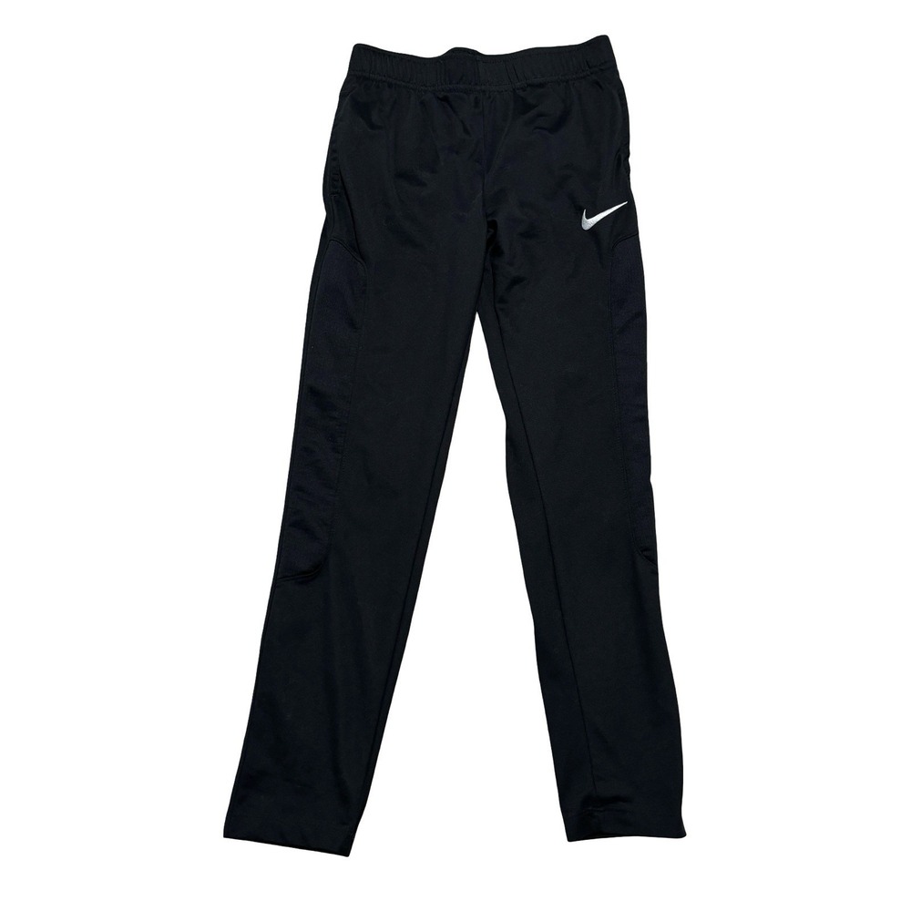 Nike Dri-Fit Youth Boys Athletic Jogger Sweatpants Black Size Medium 23 x 24